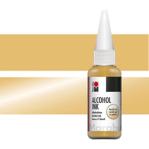 Marabu Tinta al alcohol 20ml 784 Metalico oro MARABU CENTROARTESANO