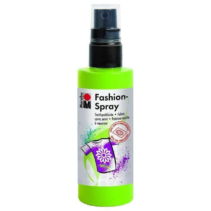 Pintura tela marabu fashion spray 100ml 061 verde MARABU CENTROARTESANO