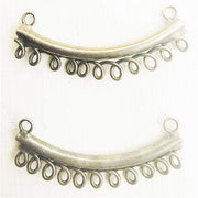 Cuenta de filigrana colgador con baños 2 unidades MENONI 2 Cuenta de filigrana colgador con baños plata 2 unidades CENTROARTESANO