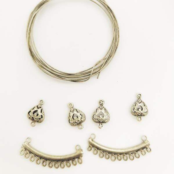 Corazon filigrana plata vieja MENONI CENTROARTESANO