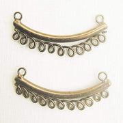 Cuenta de filigrana colgador con baños 2 unidades MENONI CENTROARTESANO