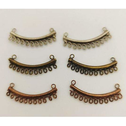 Cuenta de filigrana colgador con baños 2 unidades MENONI CENTROARTESANO