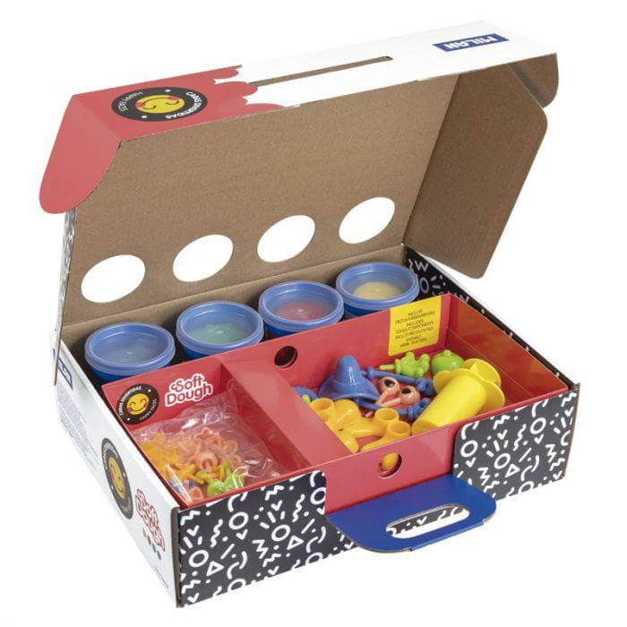 Kit de pasta blanda a base de trigo con herramientas Happy faces MILAN CENTROARTESANO