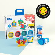 Kit de pasta blanda a base de trigo con herramientas Happy faces MILAN CENTROARTESANO