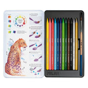 Lapices de colores acuarelables sin madera 12u MILAN CENTROARTESANO