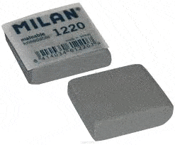 Milan goma de borrar moldeable miga de pan gris MILAN CENTROARTESANO