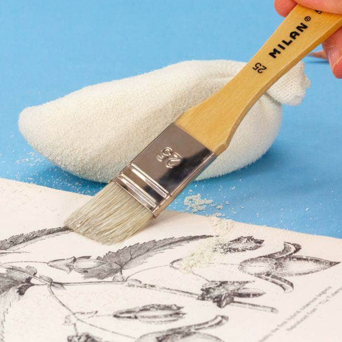 Milan saquito limpiador goma de borrar en polvo SMM0120 MILAN CENTROARTESANO