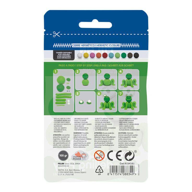 Pasta de modelar Play Sea al Aire 100g MILAN CENTROARTESANO