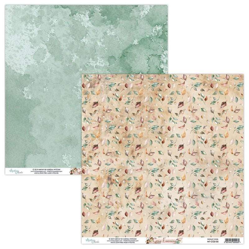 Mintay set 12 paper scrap 30x30 MTCOZ07 Cozy evening