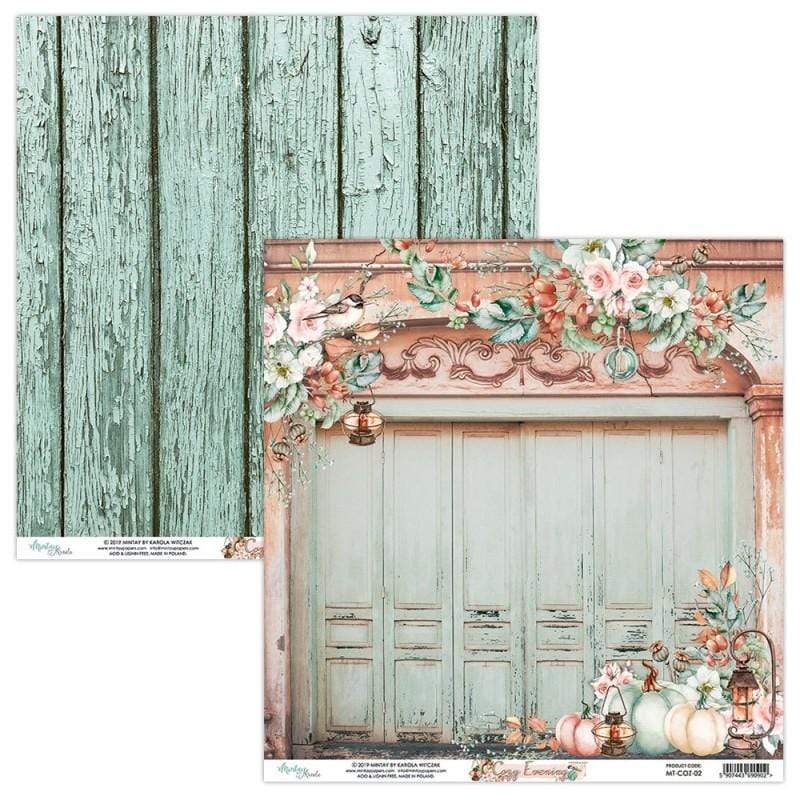 Mintay set 12 paper scrap 30x30 MTCOZ07 Cozy evening