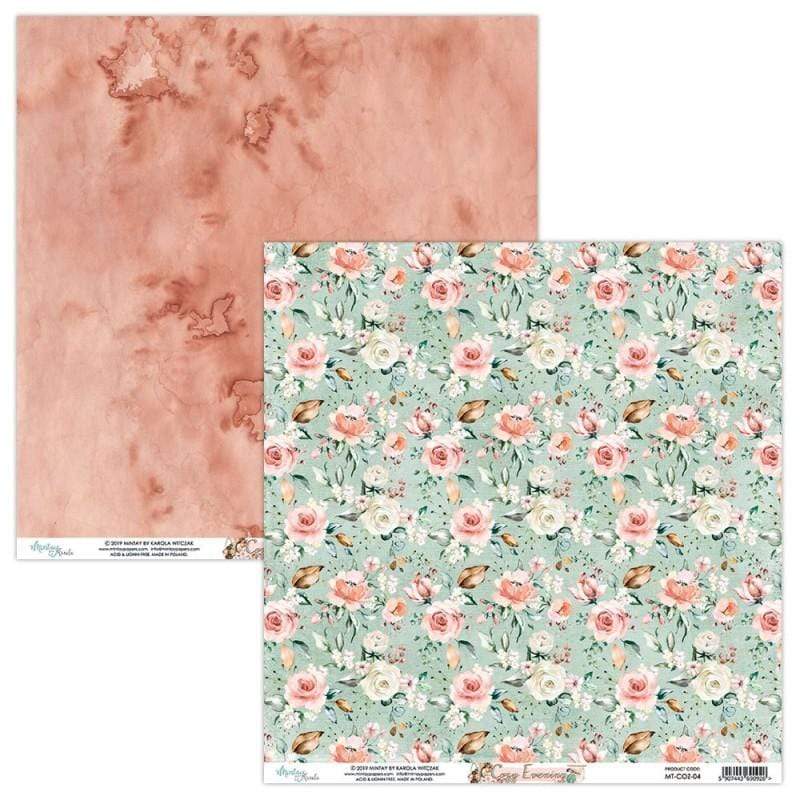 Mintay set 12 paper scrap 30x30 MTCOZ07 Cozy evening