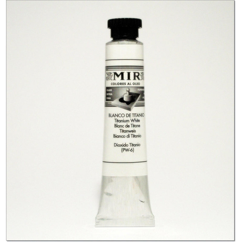 Oleo mir 20ml n║01 blanco titanio MIR Oferta CENTROARTESANO
