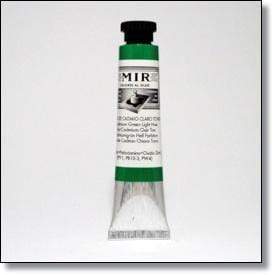 Oleo mir 20ml n║26 verde cadmio claro tono MIR Oferta CENTROARTESANO