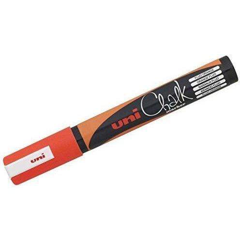 Rotulador uni chalk 5M Naranja MITSUBISHI CENTROARTESANO