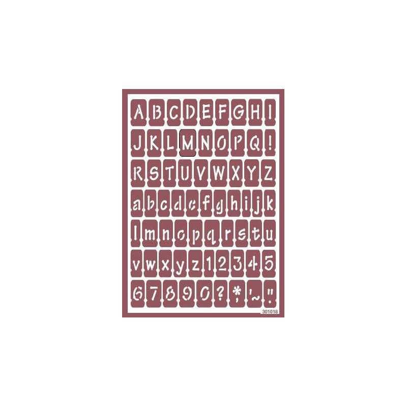 LM plantilla estarcir adhesiva reutilizable (acido) 96024700 Motivos florales MONTEJO CENTROARTESANO