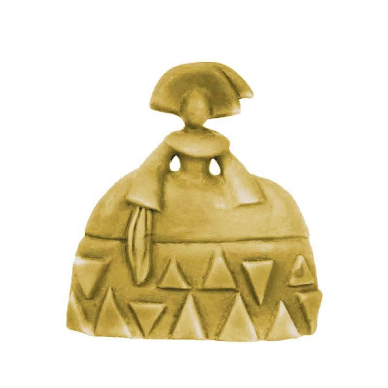 Montejo silueta resina marrón Menina 20x19x 3cm 1598 MONTEJO CENTROARTESANO