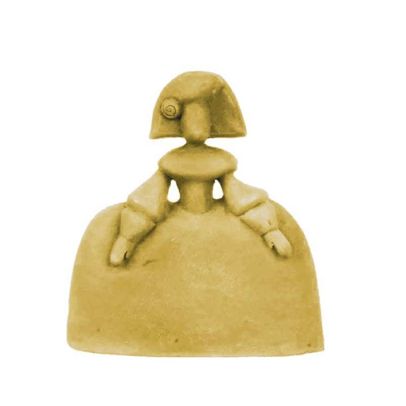 Montejo silueta resina marrón Menina 20x19x 3cm 1599 MONTEJO CENTROARTESANO