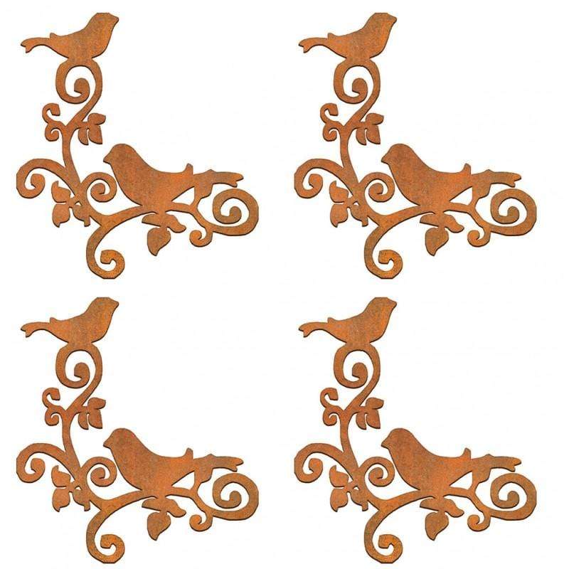 Montejo set 4 siluetas DM 640015 esquinas aves MONTEJO Oferta CENTROARTESANO