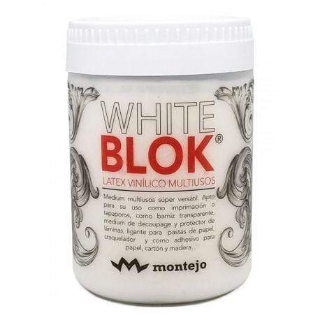 White Blok latex vinilico multiusos 250g MONTEJO CENTROARTESANO