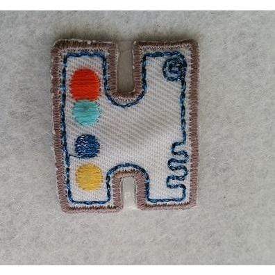 Apliques termoadhesivos letra H N/A CENTROARTESANO
