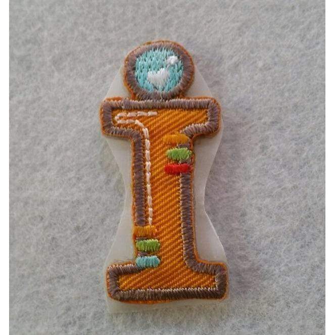 Apliques termoadhesivos letra I N/A CENTROARTESANO