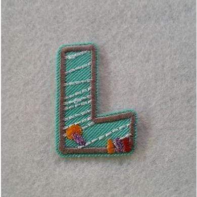 Apliques termoadhesivos letra L N/A CENTROARTESANO