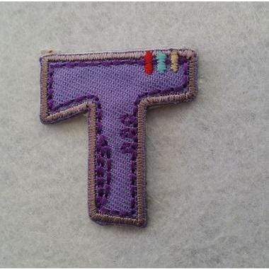 Apliques termoadhesivos letra T N/A CENTROARTESANO