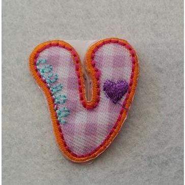 Apliques termoadhesivos letra V N/A CENTROARTESANO