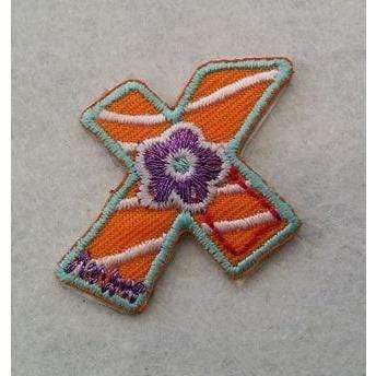 Apliques termoadhesivos letra X N/A CENTROARTESANO