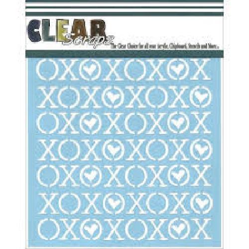 clear scraps plantilla 6x6 cssm18391 XOXO N/A CENTROARTESANO