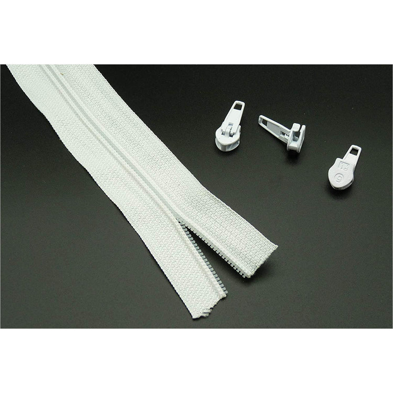 Cursor cremallera pequeño blanco N/A CENTROARTESANO