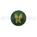 disco mariposa verde amarillo 14mm N/A CENTROARTESANO