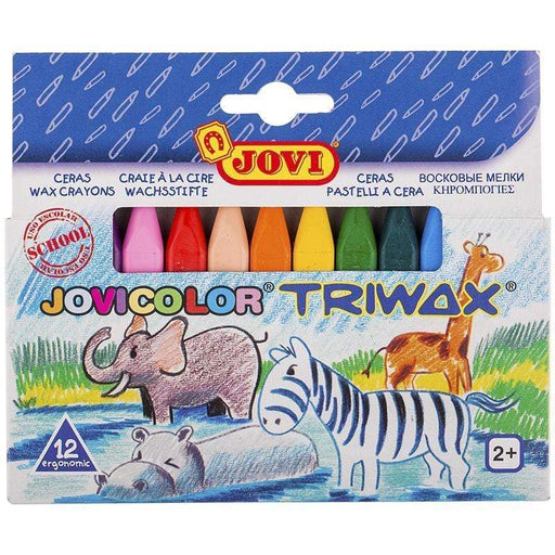 Jovicolor Triwax ceras ergonomicas 12ud N/A CENTROARTESANO