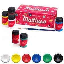 La pajarita pintura satinada 6 colores