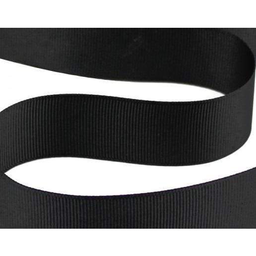 Lazo Gros Grain 25mm negro 233 N/A CENTROARTESANO