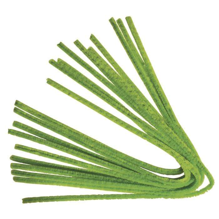 Limpiapipas chenilla 50cm verde N/A CENTROARTESANO