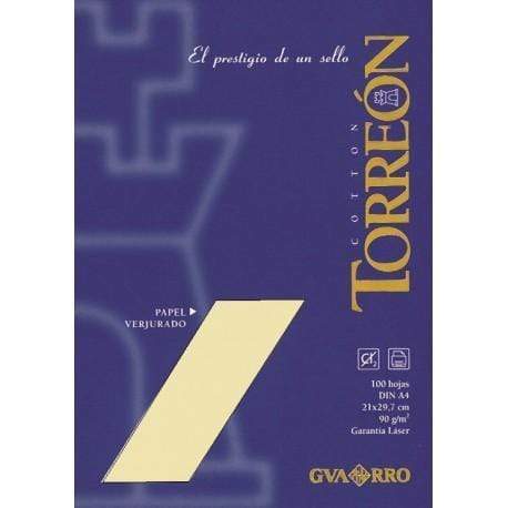 Hoja guarro Torreon A4 90g crema hoja suelta N/A Oferta CENTROARTESANO