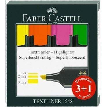 set Rotulador fluor faber castell 3+1 N/A Oferta CENTROARTESANO