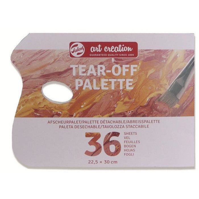 Disposable paper pallet 22.5x30cm 36 rectangular sheets