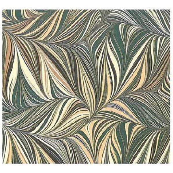 Papel marmoleado 50x70cm verde PAV N/A CENTROARTESANO