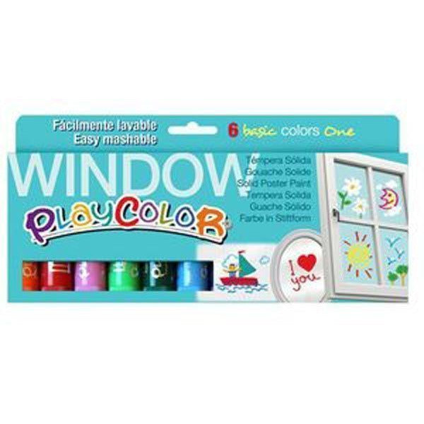 Playcolor détrempe soda fenêtre 12 col.