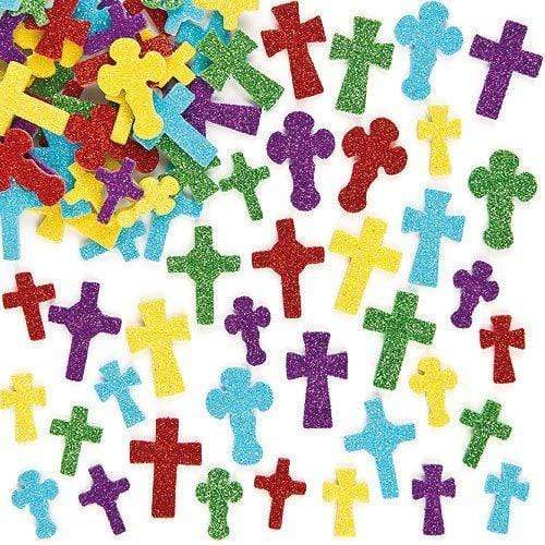Pegatinas foam cruces 200pz N/A CENTROARTESANO