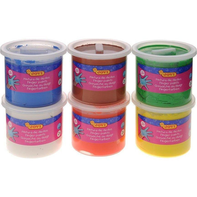 Pintura dedos Jovi 6 colores 125ml N/A CENTROARTESANO