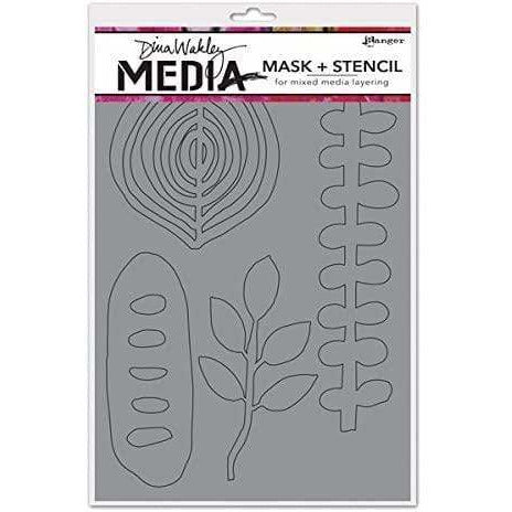 Plantilla Dina Wakley Media MDS45618 organic shapes N/A CENTROARTESANO