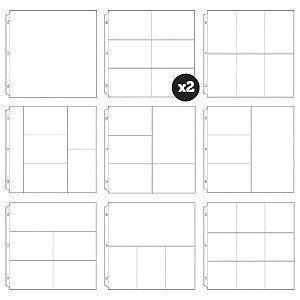 "Protector de hojas 12x12"" 10u.variado" N/A CENTROARTESANO