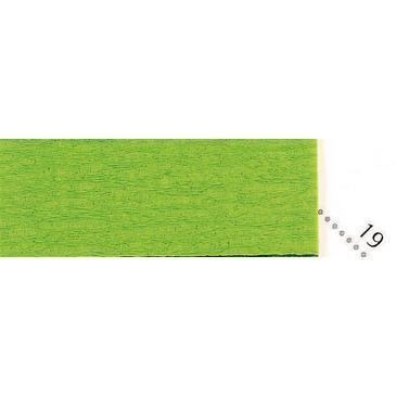 Rollo papel crespon 75% 0,50x2,5m VERDE MANZANA N/A CENTROARTESANO