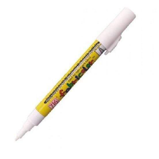 Rotulador tela Zig fabricolor blanco N/A CENTROARTESANO