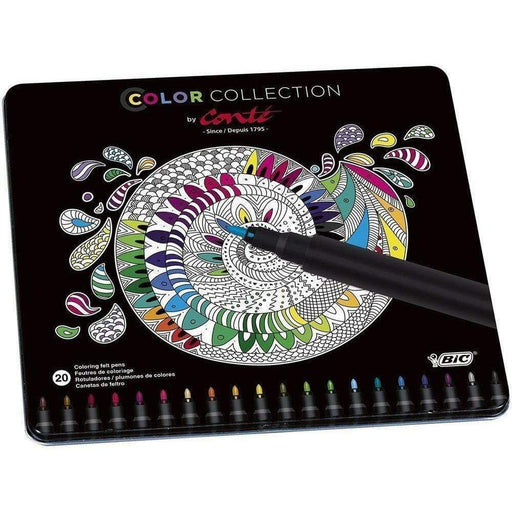 Rotuladores conte 20 colores N/A CENTROARTESANO