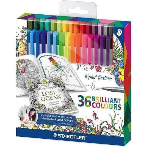 Rotuladores staedtler fineliner 36 colores brillantes N/A CENTROARTESANO