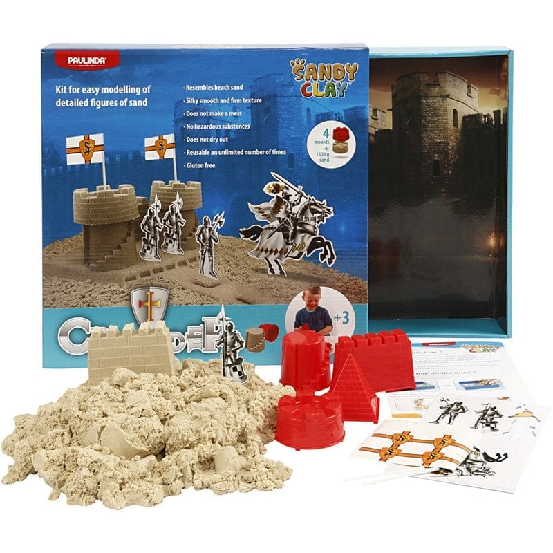 Sandy clay kit arena + moldes 78270 castillo N/A CENTROARTESANO